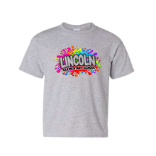 Load image into Gallery viewer, Albia Youth Tee - Color Splash Lincoln