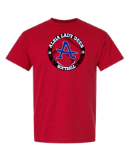 Load image into Gallery viewer, Albia Lady Dees Softball Gildan Dry Blend T-Shirt
