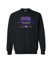 Load image into Gallery viewer, Albia Blue Demon Football Gildan Crewneck Sweatshirt