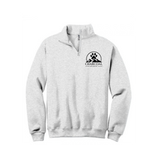 Load image into Gallery viewer, Charcoal Ridge 1/4 zip Cadet Collar Sweatshirt