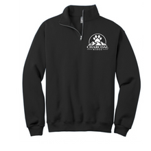 Load image into Gallery viewer, Charcoal Ridge 1/4 zip Cadet Collar Sweatshirt