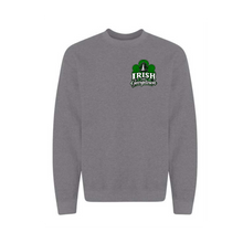 Load image into Gallery viewer, Georgetown God's Portion Day Gildan Crewneck Sweatshirt Small Chest Logo Big Back Logo