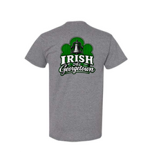 Load image into Gallery viewer, Georgetown God's Portion Day Gildan Softstyle T-Shirt Small Chest Logo & Big Back Logo