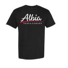 Load image into Gallery viewer, Albia Dees & Demons Comfort Colors Tee
