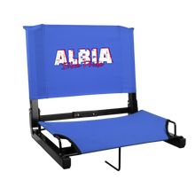 Load image into Gallery viewer, Albia Stadium Seat - Image on the back

