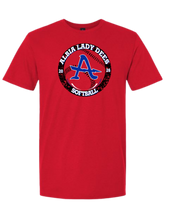 Load image into Gallery viewer, Albia Lady Dees Softball Gildan Softstyle T-Shirt
