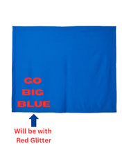 Load image into Gallery viewer, GO BIG BLUE Albia Swim Team Gildan Blankets
