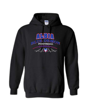 Load image into Gallery viewer, Albia Blue Demon Football Gildan Hoodie
