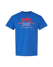 Load image into Gallery viewer, Albia Blue Demon Football Gildan Dry Blend T-Shirt
