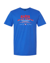 Load image into Gallery viewer, Albia Blue Demon Football Gildan Softstyle T-Shirt

