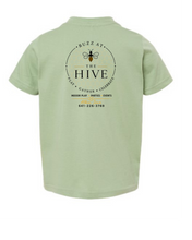 Load image into Gallery viewer, Buzz at the Hive toddler t-shirt
