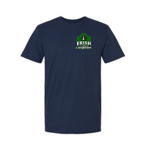 Load image into Gallery viewer, Georgetown God's Portion Day Gildan Softstyle T-Shirt Small Chest Logo &amp; Big Back Logo
