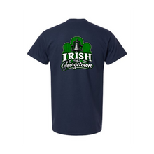 Load image into Gallery viewer, Georgetown God's Portion Day Gildan Softstyle T-Shirt Small Chest Logo &amp; Big Back Logo
