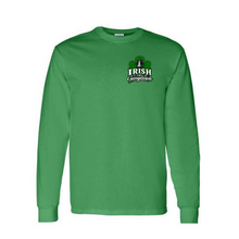 Load image into Gallery viewer, Georgetown God's Portion Day Gildan Long Sleeve T-Shirt Small Chest Big Back Logo
