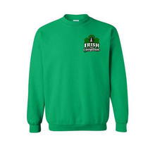 Load image into Gallery viewer, Georgetown God's Portion Day Gildan Crewneck Sweatshirt Small Chest Logo Big Back Logo
