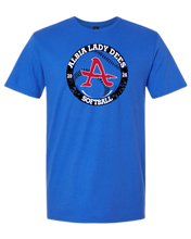 Load image into Gallery viewer, Albia Lady Dees Softball Gildan Softstyle T-Shirt
