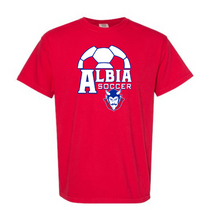 Load image into Gallery viewer, Albia Soccer Comfort Color Tee
