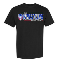 Load image into Gallery viewer, Albia Wrestling Blue Demon &amp; Lady Dee Comfort Color Tee
